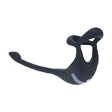 LEVELZ Remote Controlled Vibrating TriO Cock Ring with Prostate Stimulator - Black USB Rechargeable Vibrating Cock Ring with Anal Plug