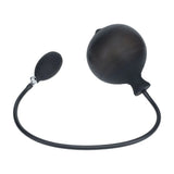 LEVELZ Ribbed Inflatable Anal Plug - Black Inflatable Butt Plug