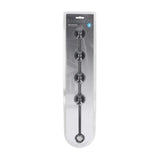 LEVELZ Round Silicone Anal Balls - L - 40mm - Black 40.5 cm Large Anal Beads