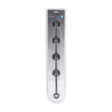 LEVELZ Round Anal Balls - XL - 50mm - Black 46.5 cm XL Anal Beads