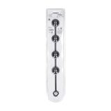 LEVELZ Round Anal Balls - XL - 50mm - Black 46.5 cm XL Anal Beads
