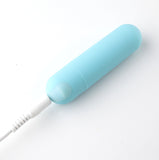 Maia Jayden - Clear/Blue USB Rechargeable Vibrating Cock & Ball Rings-MA1720-CLR
