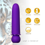 Maia JAGUAR - Purple - Purple 10.1 cm USB Rechargeable Bullet-MA24-01-PURPLE