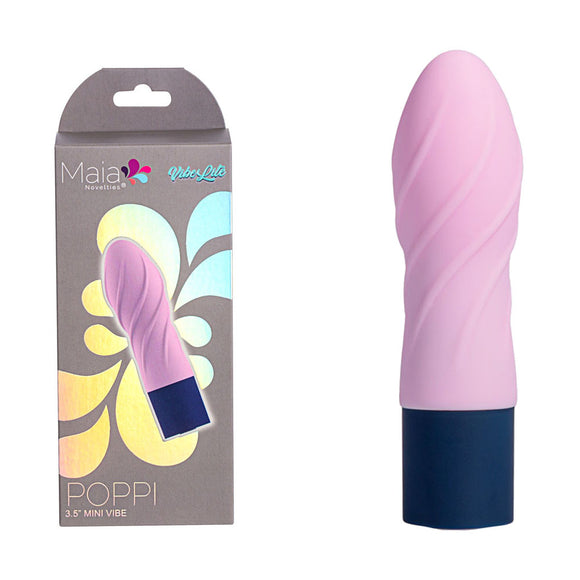 Maia POPPI - Light Pink 8.9 cm USB Rechargeable Bullet-MA24-07