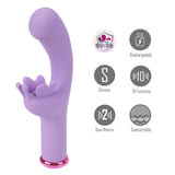 Maia MYLA - Lavender - Lavender 15.9 cm USB Rechargeable Butterfly Vibrator-MA24-19-LAVENDER