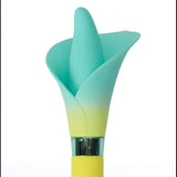 Maia VALA - Yellow - Yellow/Green 22.2 cm USB Rechargeable Flower Vibrator-MA25-07-YELLOW