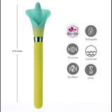 Maia VALA - Yellow - Yellow/Green 22.2 cm USB Rechargeable Flower Vibrator-MA25-07-YELLOW