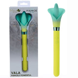 Maia VALA - Yellow - Yellow/Green 22.2 cm USB Rechargeable Flower Vibrator-MA25-07-YELLOW