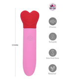 Maia SWEETEE - Pink/Red 11.1 cm USB Rechargeable Bullet