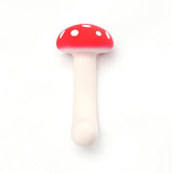 Maia ALICE - Red/White 15.2 cm USB Rechargeable Dual Vibrating Mushroom
