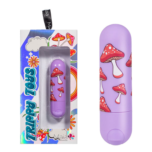 Maia JESSI Trippy - Lavender 7.6 cm USB Rechargeable Bullet-MA330-MU