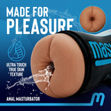 Masturmate - Butt - Mocha - Brown Anal Stroker-MMATE-BM