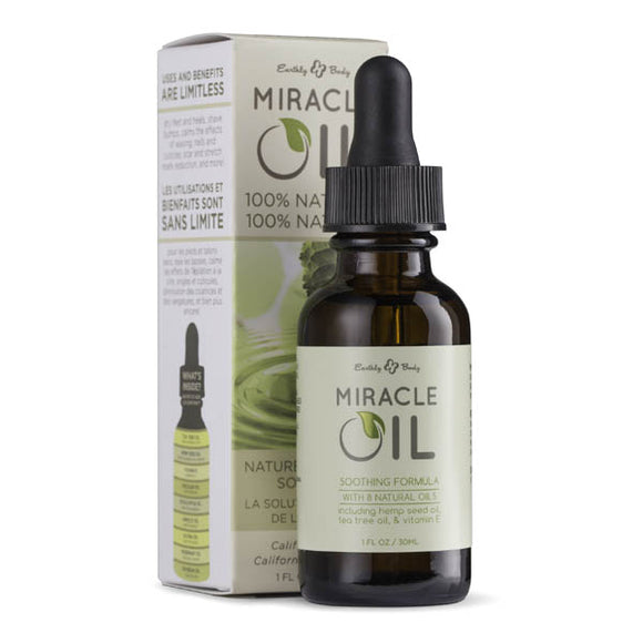 Miracle Oil - Skin Soothing Oil with Hemp Seed - 30 ml Dropper Bottle-MO001