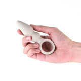 Lust-n-Dreams - Bossa - Fog - White 12.5 cm USB Rechargeable Vibrating Butt Plug-NSN-0245-69