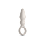 Lust-n-Dreams - Bossa - Fog - White 12.5 cm USB Rechargeable Vibrating Butt Plug-NSN-0245-69