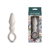 Lust-n-Dreams - Bossa - Fog - White 12.5 cm USB Rechargeable Vibrating Butt Plug-NSN-0245-69