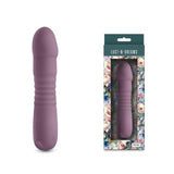 Lust-n-Dreams - Poise - Mauve - Purple 17.3 cm USB Rechargeable Thrusting Vibrator-NSN-0245-75