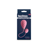 Techno - Kandi - Pink USB Rechargeable Vibrating Egg with App Control-NSN-0287-24