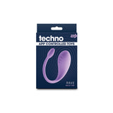 Techno - Rave - Purple - Purple USB Rechargeable Vibrator with App Control-NSN-0287-65