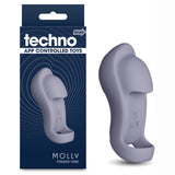 Techno - Molly - Grey USB Rechargeable Finger Stimulator with App Control-NSN-0287-79