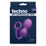 Techno - Bop - Purple USB Rechargeable Vibrating Kegel Exerciser with App Contol-NSN-0287-85