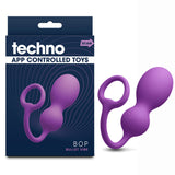 Techno - Bop - Purple USB Rechargeable Vibrating Kegel Exerciser with App Contol-NSN-0287-85