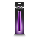 Chroma - Purple - Metallic Purple 17 cm USB Rechargeable Vibrator-NSN-0305-15