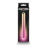 Chroma Sunrise - Large - Metallic Pink/Gold 13.8 cm USB Rechargeable Vibrator-NSN-0305-40