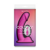 Colours Curve - Vibrating 6 Dildo - Pink - Pink 16.4 cm USB Rechargeable Vibrating Dildo with Wireless Remote-NSN-0402-54