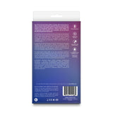 Colours Curve - Vibrating 6 Dildo - Purple - Purple 16.4 cm USB Rechargeable Vibrating Dildo with Wireless Remote-NSN-0402-55