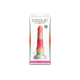 Colours Stacked - 6 Dildo - Red/Gold - Red/Gold 16 cm Fantasy Dildo-NSN-0412-01