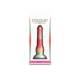 Colours Stacked - 6 Dildo - Red/Gold - Red/Gold 16 cm Fantasy Dildo-NSN-0412-01