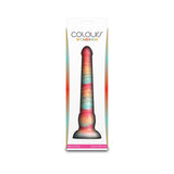 Colours Stacked - 9 Dildo - Red/Gold - Red/Gold 23 cm Fantasy Dildo-NSN-0412-11
