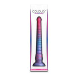 Colours Stacked - 12 Dildo - Pink/Blue - Pink/Blue 30.6 cm Fantasy Dildo-NSN-0412-22