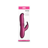 INYA Passion - Pink - Pink 22.2 cm USB Rechargeable Thrusting Rabbit Vibrator-NSN-0552-44
