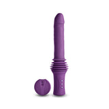INYA Super Stroker - Purple - Purple 36.8 cm USB Rechargeable Thrusting Vibrator with Remote Control & Stand-NSN-0558-05