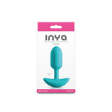 INYA Pulse - Teal - Teal 11 cm USB Rechargeable Vibrating Butt Plug