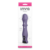 INYA Integra - Gray - Grey 18.2 cm USB Rechargeable Vibrator with Sliding Ring Shaft-NSN-0560-59