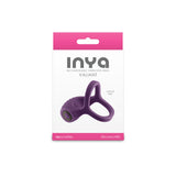 INYA Valiant - Berry - Purple USB Rechargeable Vibrating Cock Ring-NSN-0561-16