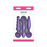 INYA Trio Kit - Purple - Purple Anal Plugs - Set of 3