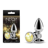 Rear Assets Silver - Small - Yellow Gem -