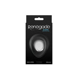 Renegade Slider - Black - Black USB Rechargeable Vibrating Cock Ring-NSN-1119-43