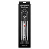 Renegade Warrior Pump - Black - Black/Clear Waterproof Automatic Penis Pump-NSN-1124-53