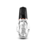 Renegade Avenger - Clear/Black USB Rechargeable Sucking Masturbator-NSN-1131-23