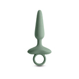 Renegade Maverick - Sage - Green 15 cm USB Rechargeable Vibrating Butt Plug-NSN-1132-48