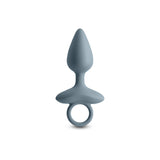 Renegade Orion - Grey - Grey 13 cm USB Rechargeable Vibrating Butt Plug-NSN-1132-59