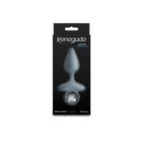 Renegade Orion - Grey - Grey 13 cm USB Rechargeable Vibrating Butt Plug-NSN-1132-59