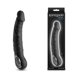 Renegade Rimmer - Black - Black 22 cm USB Rechargeable Vibrator