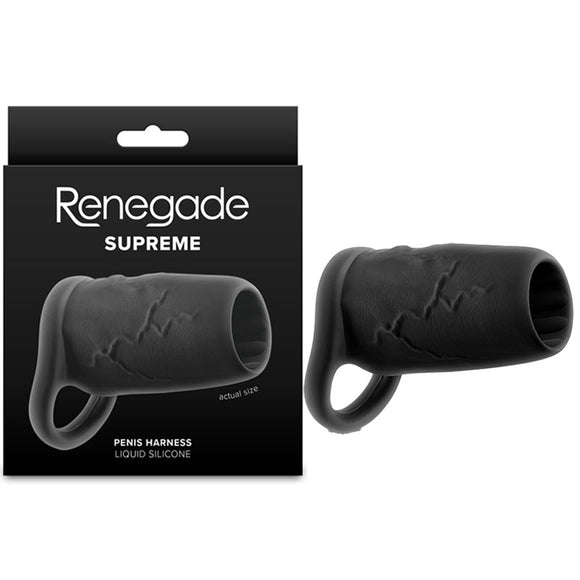Renegade Supreme - Black - Black Penis Sleeve-NSN-1165-23