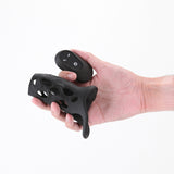 Renegade Edge - Black - Black USB Rechargeable Vibrating Penis Sleeve with Wireless Remote